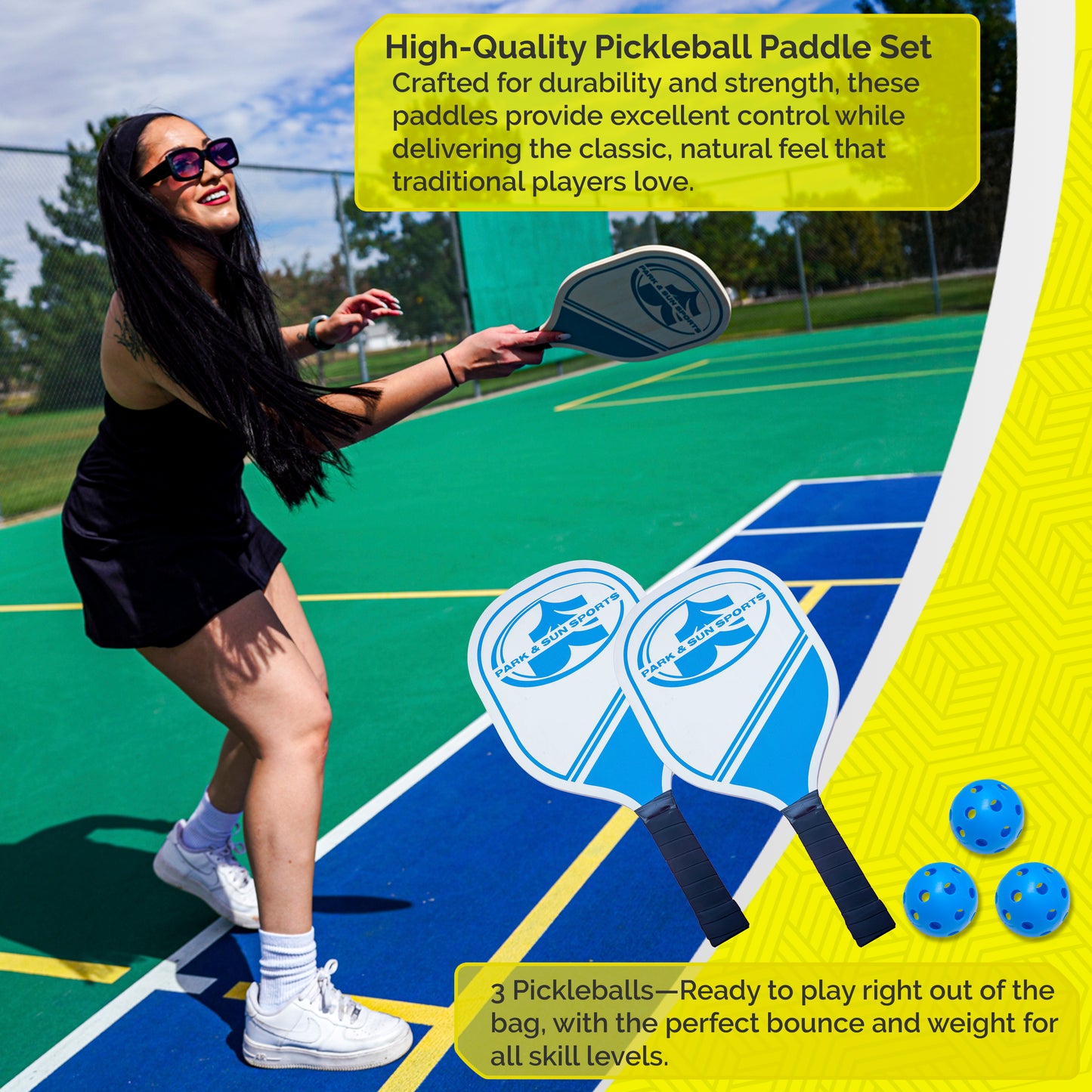 21' Adjustable Pickleball Tennis Net Combo Set