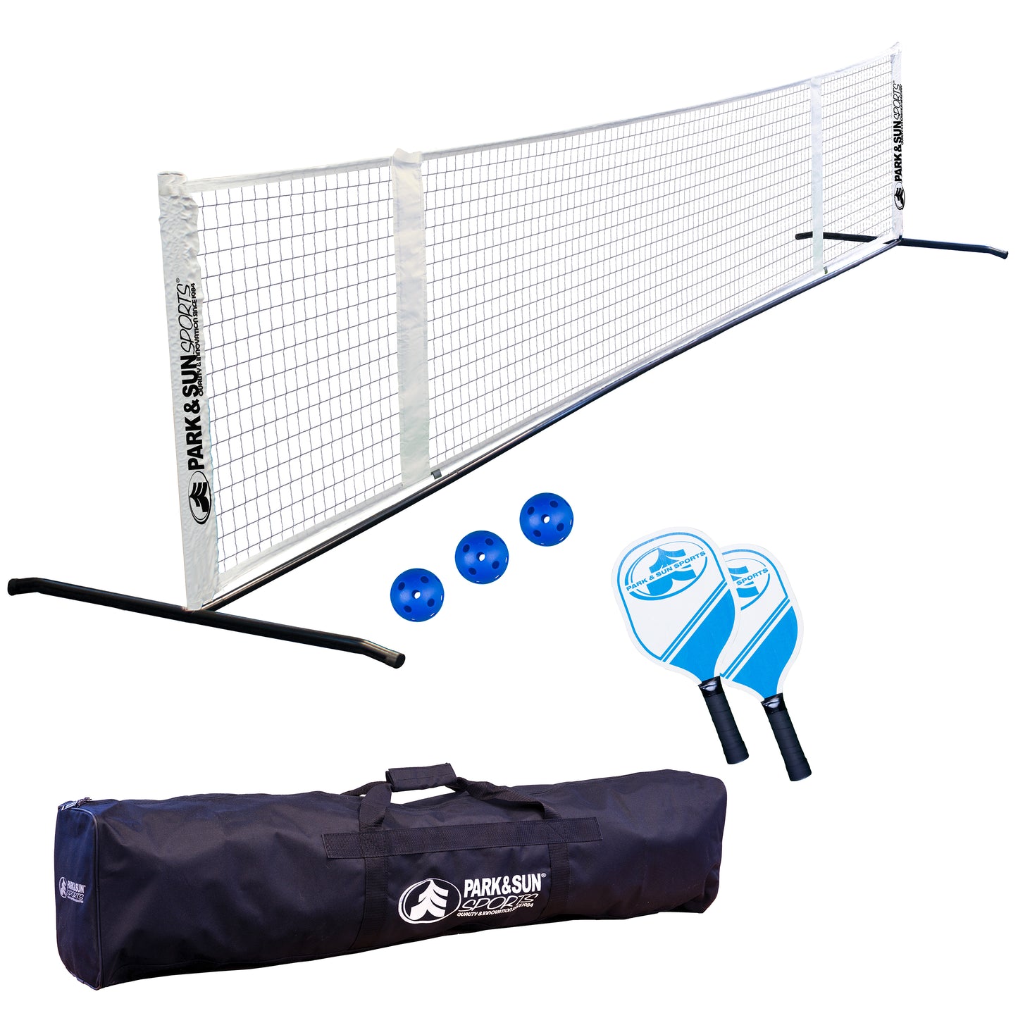 21' Adjustable Pickleball Tennis Net Combo Set