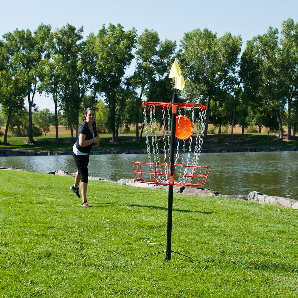 Disc Golf Disc Set - 1 Driver, 1 Mid-Range, and 1 Putter (Yellow, Orange, and Blue)