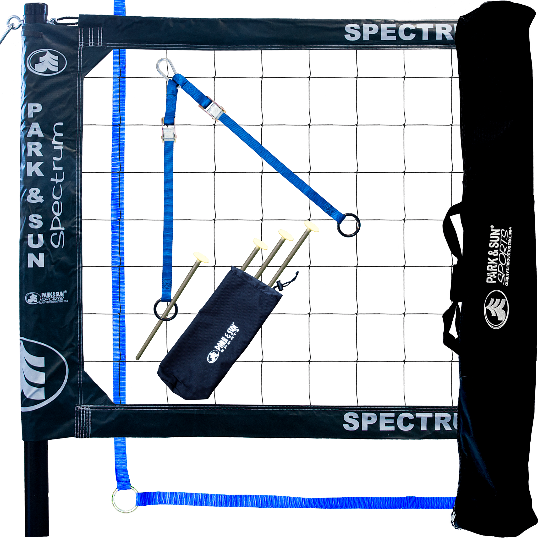 Spectrum ELITE Professional Outdoor Volleyball Net System – Park