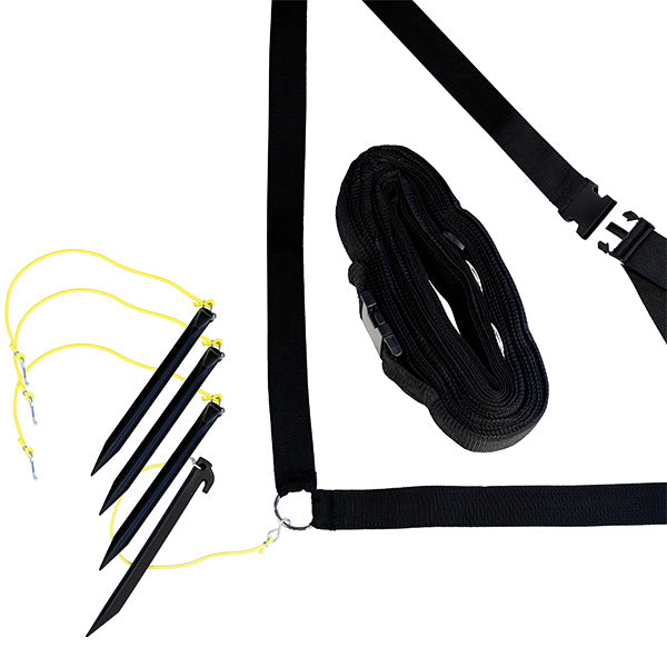 Spectrum Classic Volleyball Net System, with 2 inch webbing boundary