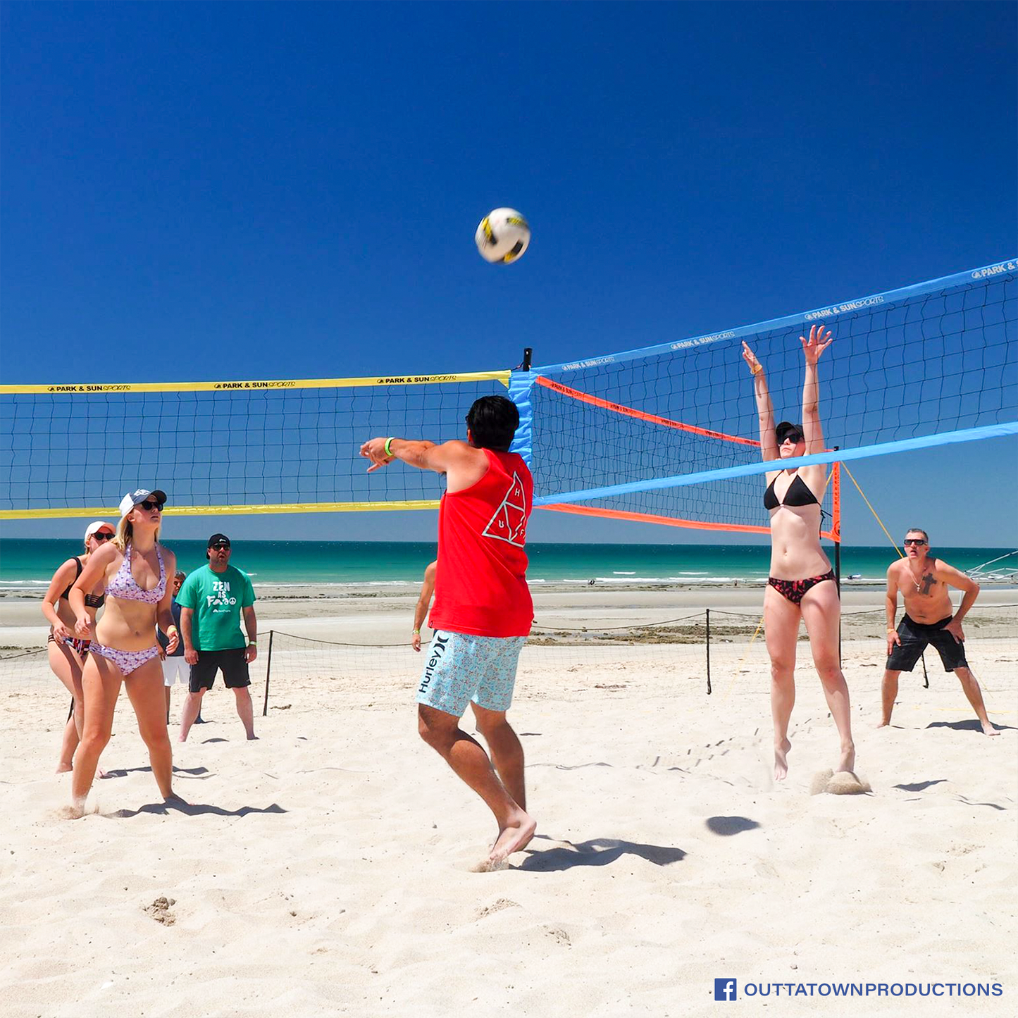Tri-Ball FUN 3-Way Volleyball Net System – A New Dimension of Play