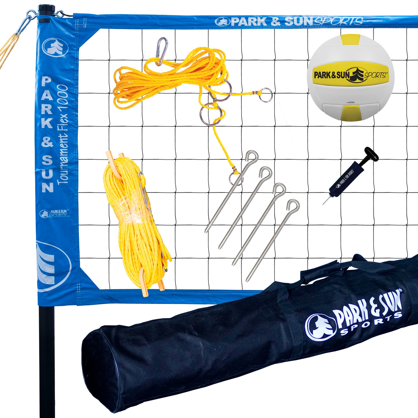 Tournament Flex 1000 Outdoor Volleyball Net System