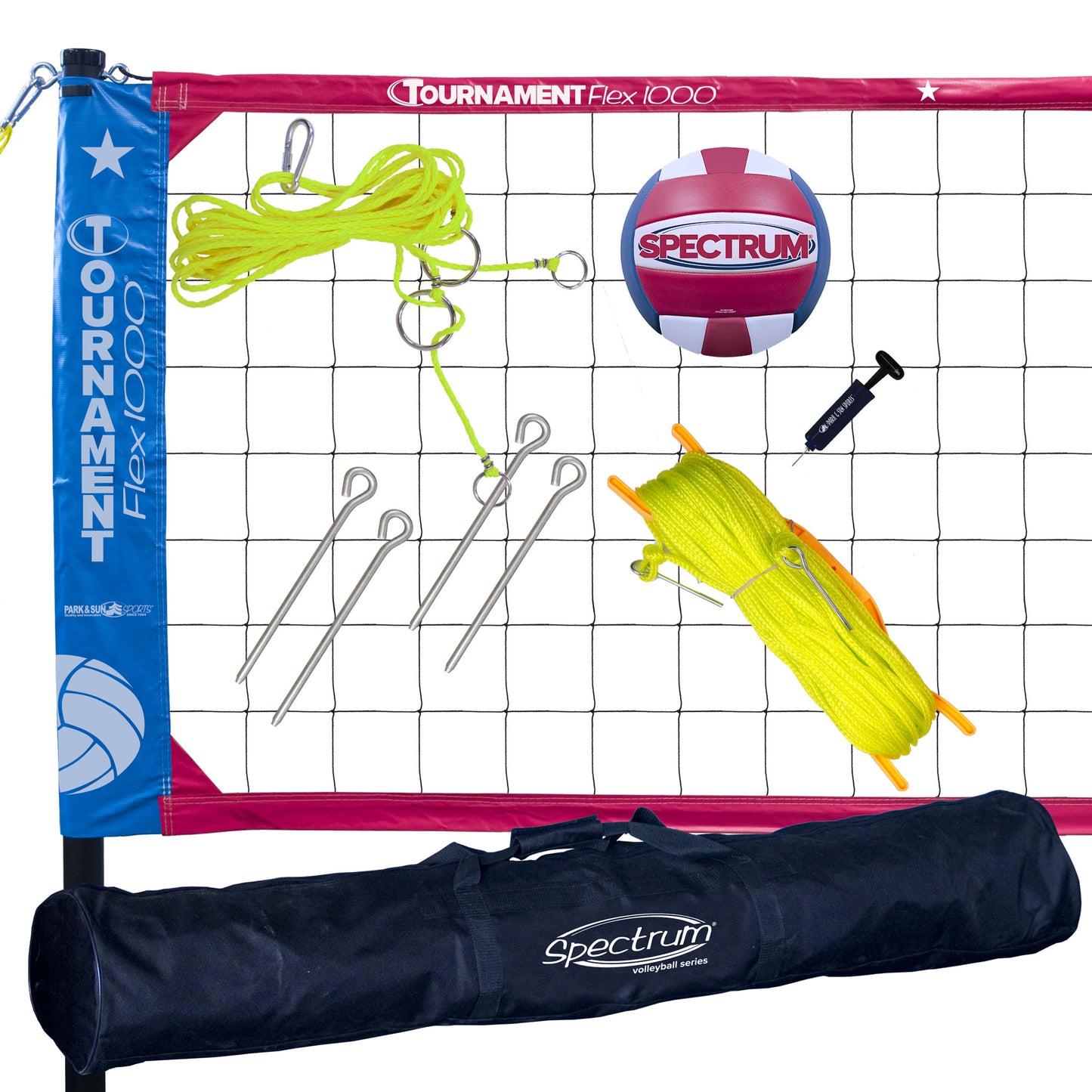 Tournament Flex 1000 Outdoor Volleyball Net System