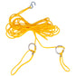 Gold 3/16" Badminton Guylines with Tension Rings
