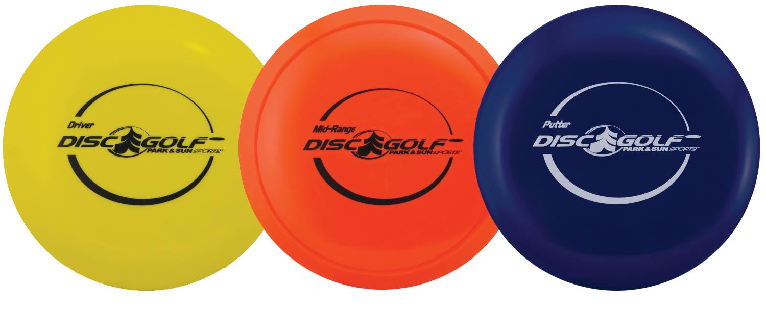 Disc Golf Disc Set - 1 Driver, 1 Mid-Range, and 1 Putter (Yellow, Oran ...