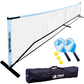 Park & Sun Sports Portable Pickleball PRO QR3 Net & Frame Set – 22' Steel Frame, Adjustable Net, Easy Setup, Includes Equipment Bag