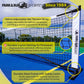 Park & Sun Sports Portable Pickleball PRO QR3 Net & Frame Set – 22' Steel Frame, Adjustable Net, Easy Setup, Includes Equipment Bag