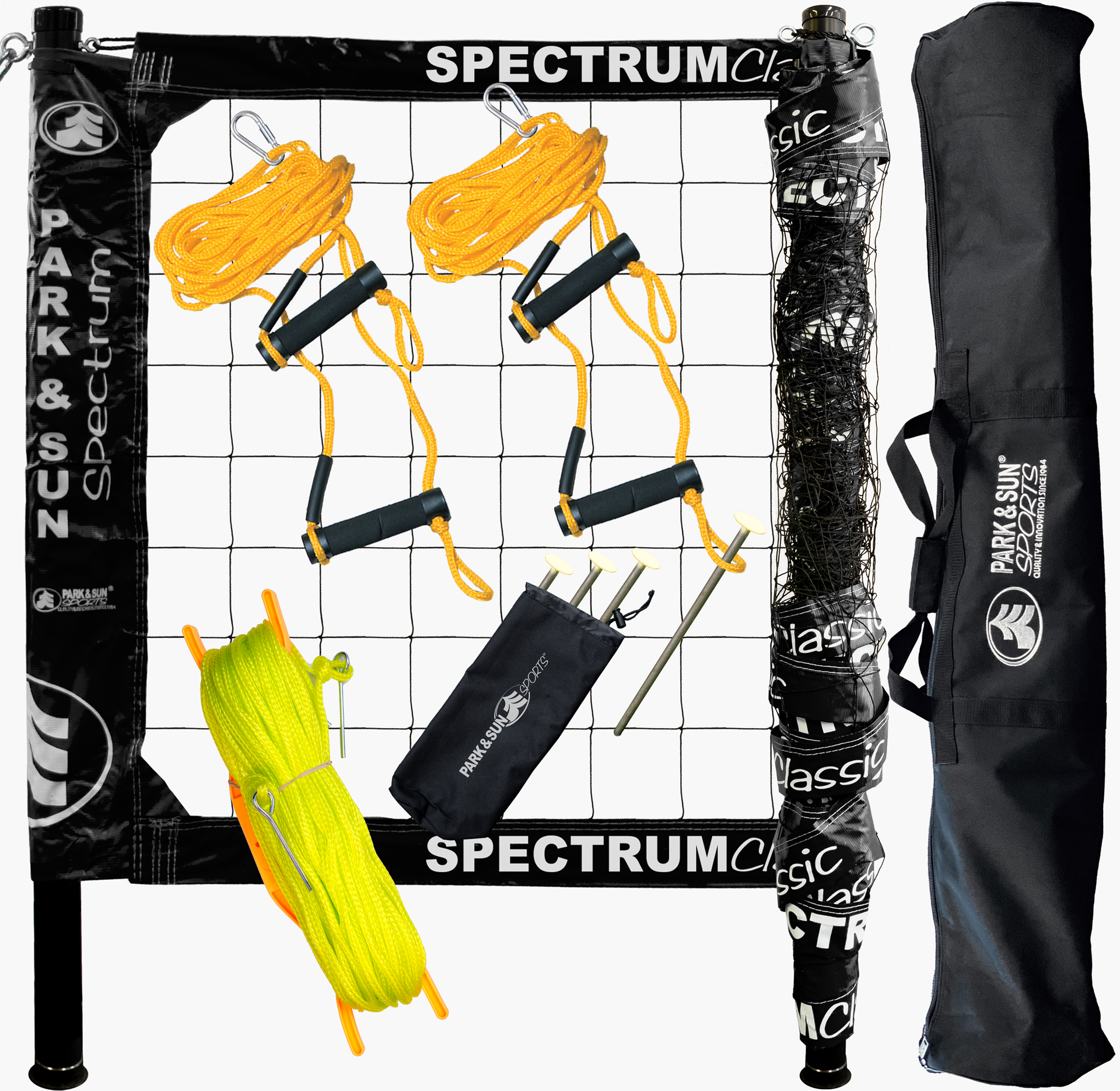 Spectrum Classic Volleyball Set - Professional-Level Portable