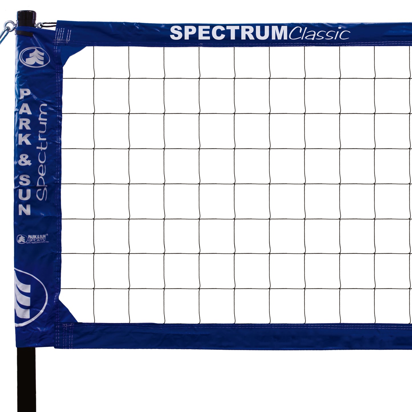 Spectrum Classic Outdoor Volleyball Net System with 1 inch Webbing Boundary