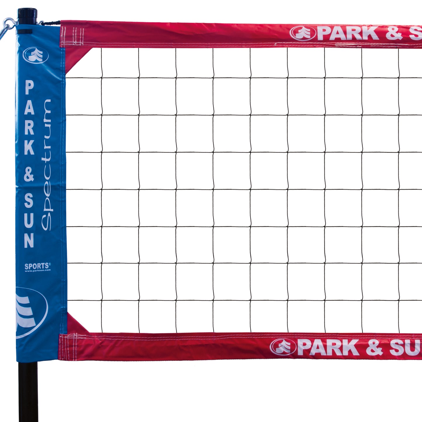 Spectrum Classic Outdoor Volleyball Net System with 1 inch Webbing Boundary