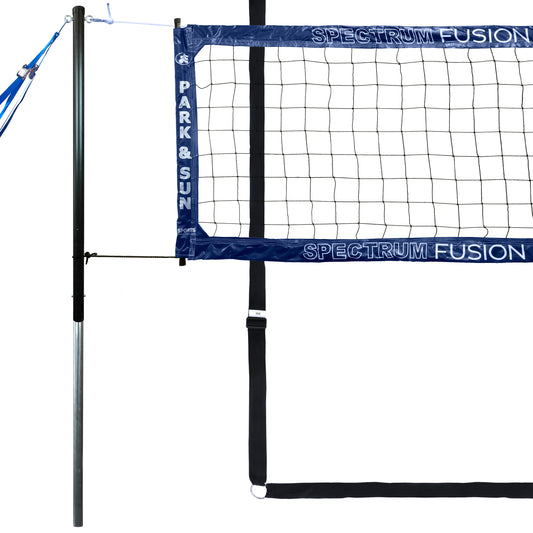 Spectrum Fusion Premium Outdoor Volleyball System, with Kevlar Net