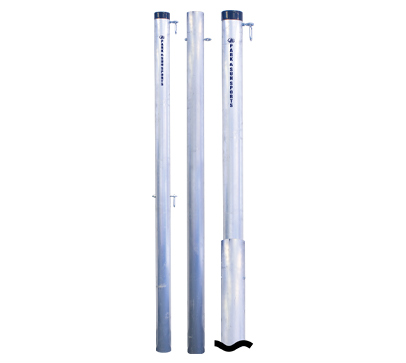 PRO-GRADE Two-Piece Telescopic 4" Aluminum Poles with a Sleek Black Powder Coating