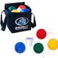 Bocce PRO Elite Complete Set - 109mm Balls, Pallino, and Equipment Carrying Case