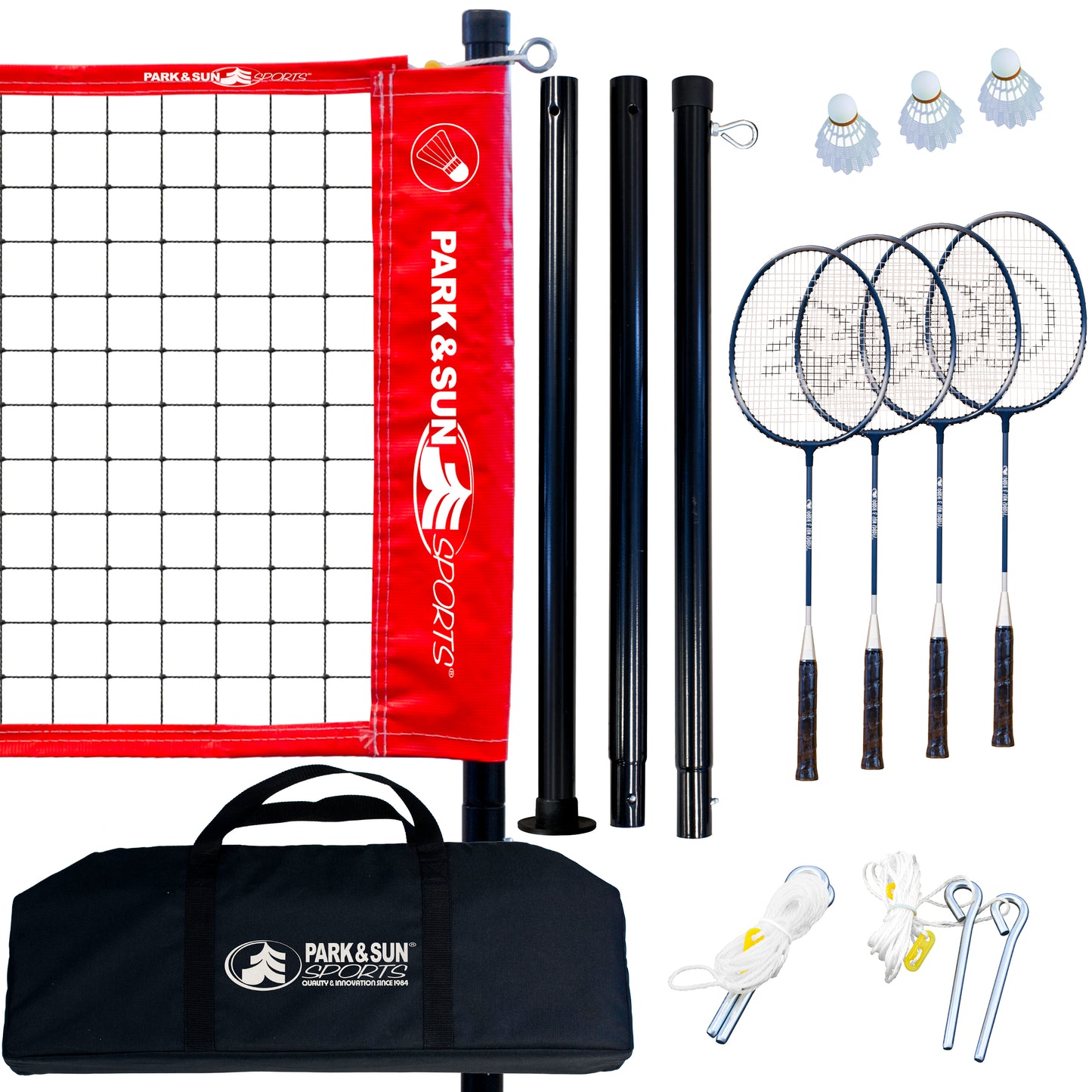 Sport Series Portable Outdoor Badminton Set