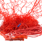 4 inch mesh Orange Bungee Slip Net, Soccer, Goal Replacement-Practice Net
