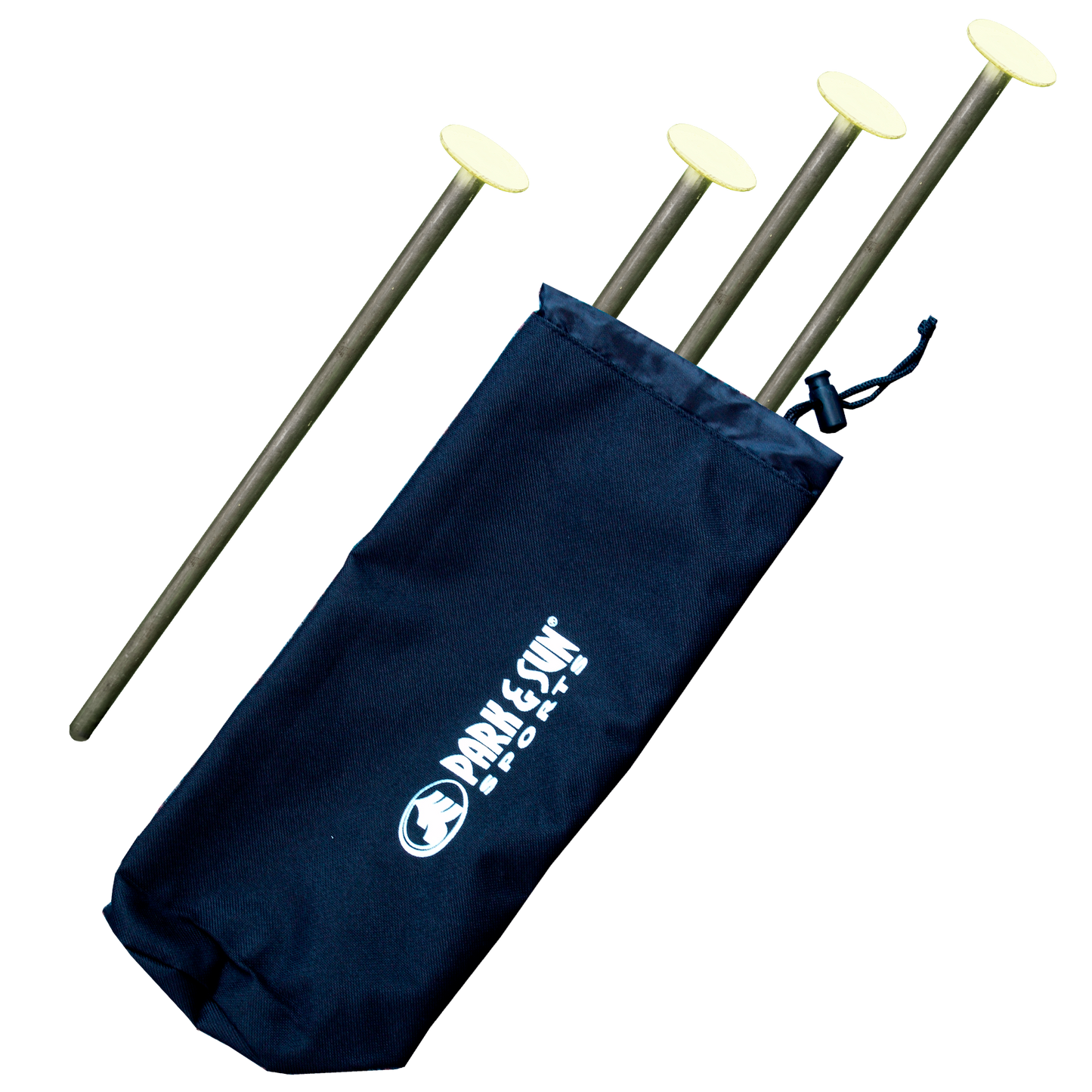 12 inch ground stakes set (4 each), with carry bag