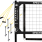 Spectrum Classic Volleyball Net System, with 2 inch webbing boundary & Sand Disc Kit