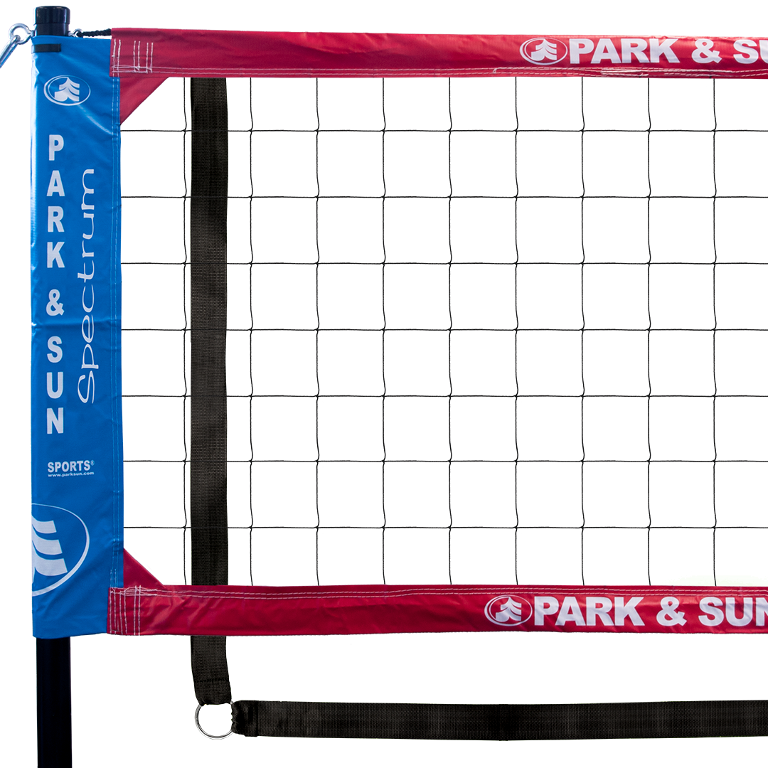 Spectrum Classic Volleyball Net System, with 2 inch webbing boundary