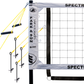 Spectrum Classic Volleyball Net System, with 2 inch webbing boundary & Sand Disc Kit